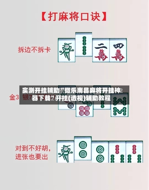 实测开挂辅助“微乐南昌麻将开挂神器下载	”开挂(透视)辅助教程-第2张图片