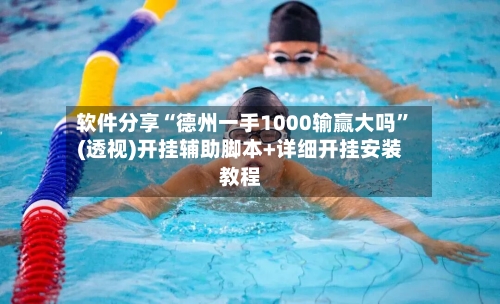 软件分享“德州一手1000输赢大吗”(透视)开挂辅助脚本+详细开挂安装教程-第2张图片