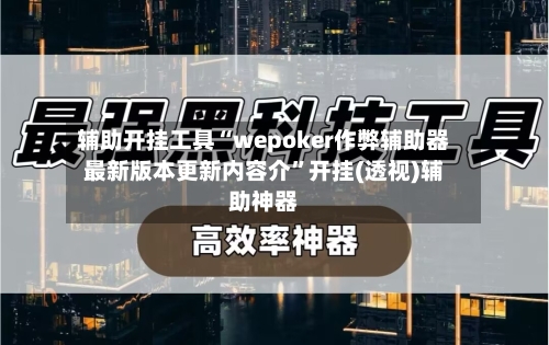 辅助开挂工具“wepoker作弊辅助器最新版本更新内容介”开挂(透视)辅助神器-第2张图片
