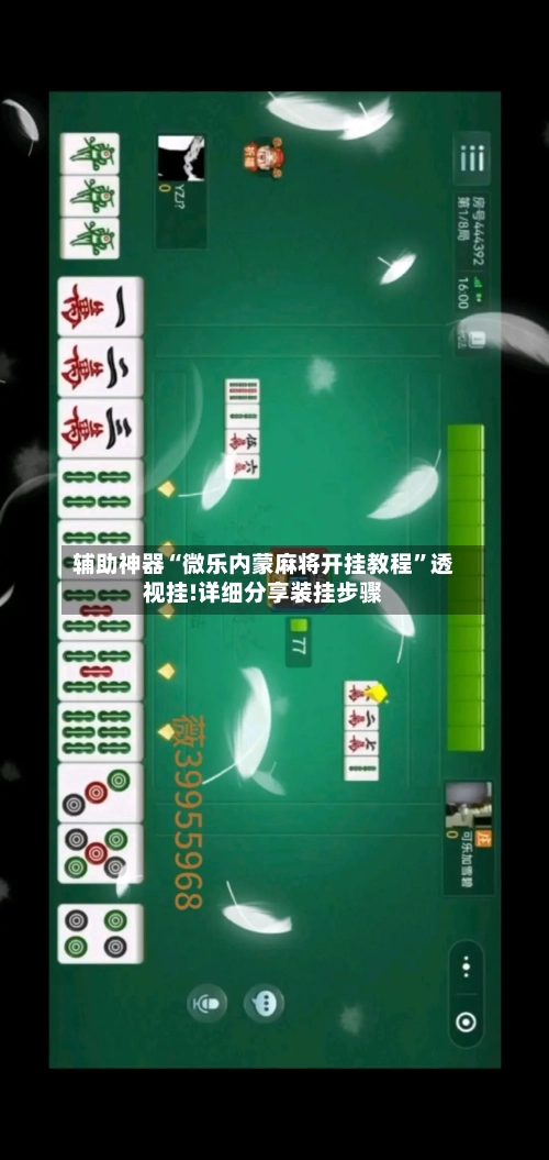 辅助神器“微乐内蒙麻将开挂教程”透视挂!详细分享装挂步骤
