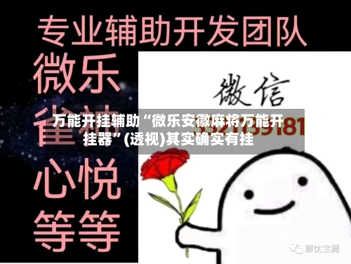 万能开挂辅助“微乐安徽麻将万能开挂器”(透视)其实确实有挂