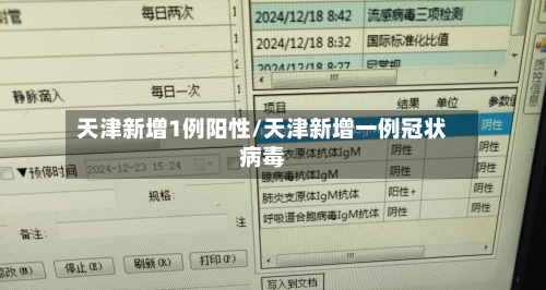天津新增1例阳性/天津新增一例冠状病毒