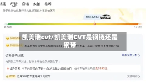 凯美瑞cvt/凯美瑞CVT是钢链还是钢带