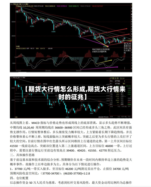 【期货大行情怎么形成,期货大行情来时的征兆】