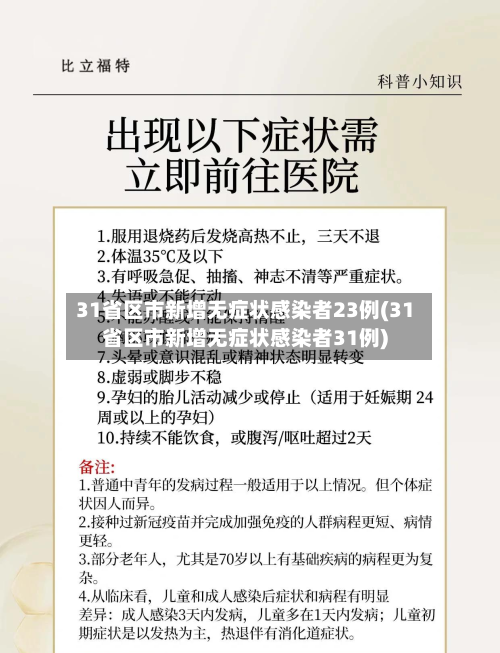 31省区市新增无症状感染者23例(31省区市新增无症状感染者31例)