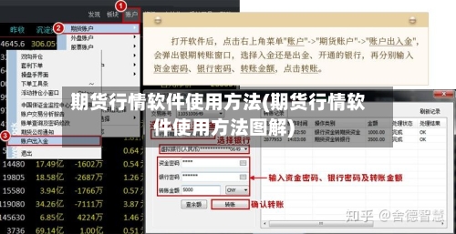 期货行情软件使用方法(期货行情软件使用方法图解)