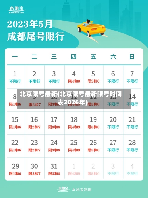 北京限号最新(北京限号最新限号时间表2026年)
