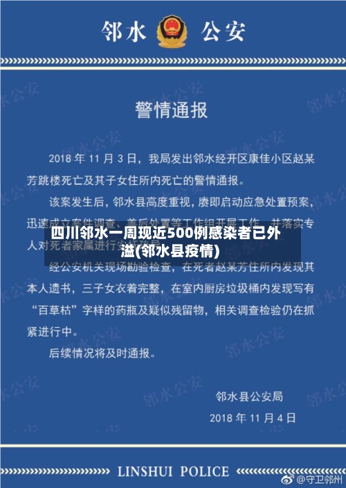 四川邻水一周现近500例感染者已外溢(邻水县疫情)