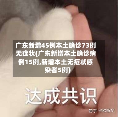 广东新增45例本土确诊73例无症状(广东新增本土确诊病例15例,新增本土无症状感染者5例)